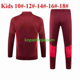 Manchester United Barn Tränings Sweatshirtställ Röd 2023/24